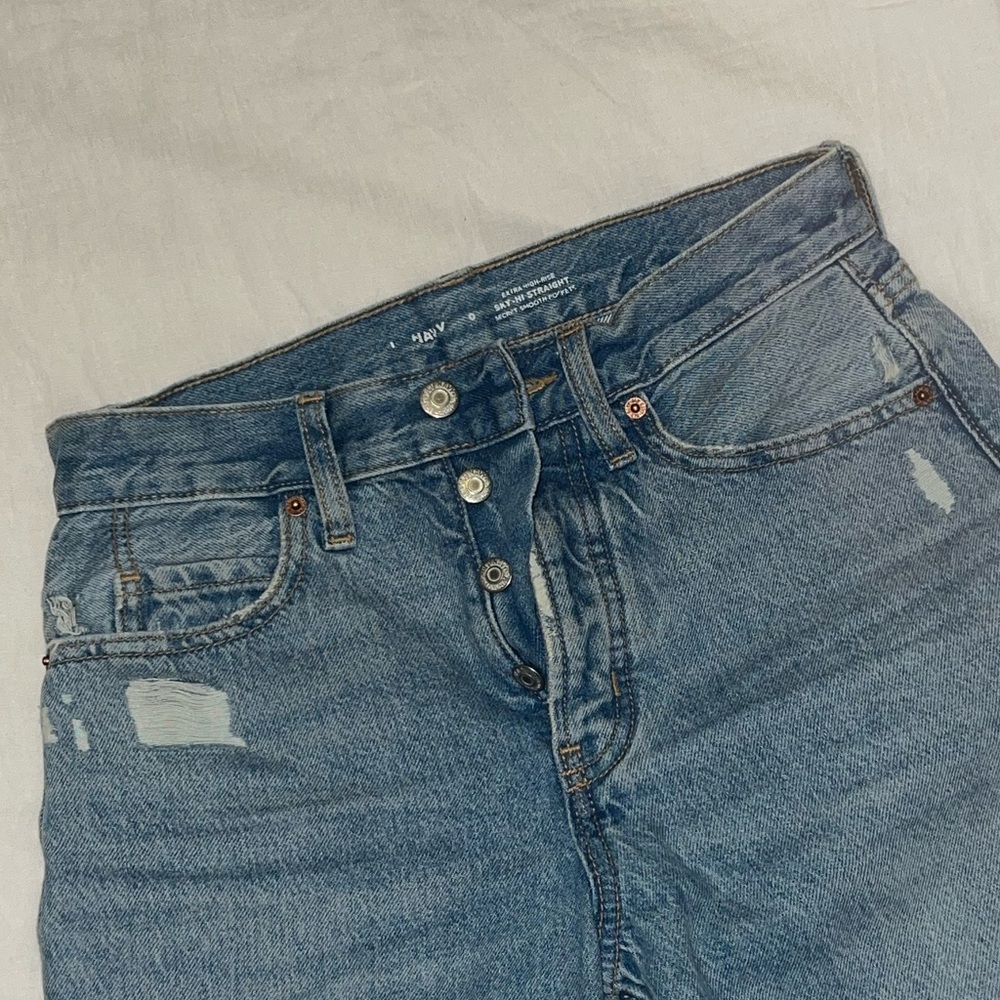 High Rise Straight Jeans - Picture 5 of 5